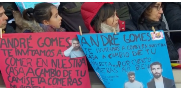 Barcelona fanit haluavat Andre Gomes pelipaita